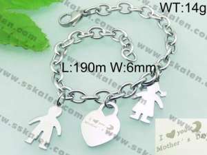 Stainless Steel Bracelet(women) - KB62627-Z