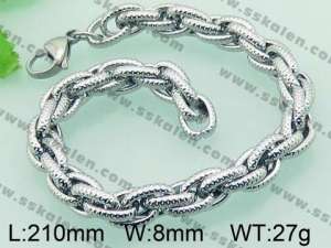 Stainless Steel Bracelet(Men) - KB62743-Z