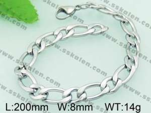 Stainless Steel Bracelet(Men) - KB62749-Z