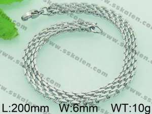 Stainless Steel Bracelet(Men) - KB62755-Z