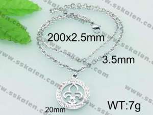 Stainless Steel Stone Bracelet - KB62842-Z