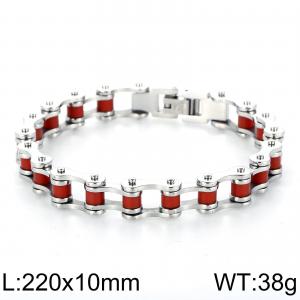 Stainless Steel Bicycle Bracelet - KB62888-K