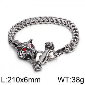 Stainless Steel Bracelet(Men) - KB62909-BD