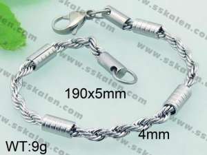 Stainless Steel Bracelet(Men) - KB63141-Z