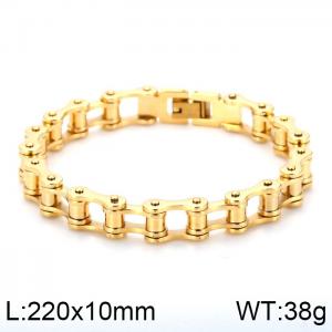 Stainless Steel Bicycle Bracelet - KB63272-K