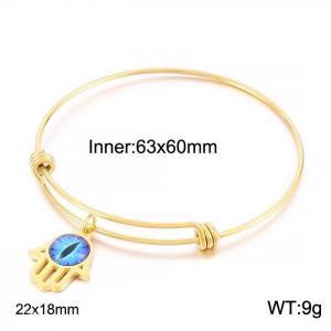 Stainless Steel Gold-plating Bangle - KB63320-Z