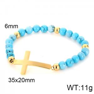 Stainless Steel Plastic Bracelet - KB64217-Z