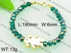 Stainless Steel Plastic Bracelet - KB64448-Z