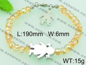 Stainless Steel Plastic Bracelet - KB64452-Z