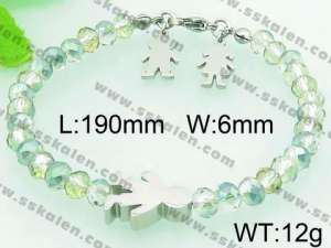 Stainless Steel Plastic Bracelet - KB64457-Z