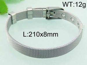 Stainless Steel Mesh Bracelet - KB64504-KL