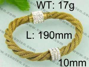 Stainless Steel Mesh Bracelet - KB64751-K