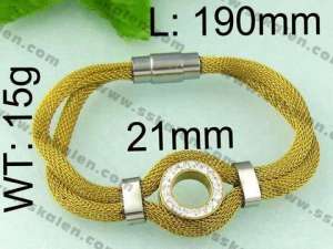 Stainless Steel Mesh Bracelet - KB64771-K