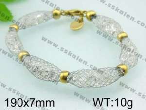 Stainless Steel Mesh Bracelet - KB64836-K