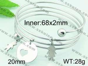 Stainless Steel Bangle - KB65146-Z