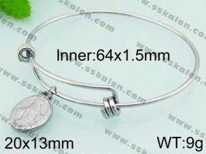 Stainless Steel Bangle - KB65879-Z