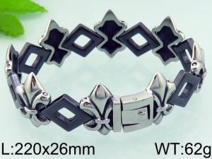 Stainless Steel Bracelet(Men) - KB66289-BD