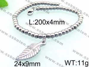 Stainless Rosary Bracelet - KB66460-Z