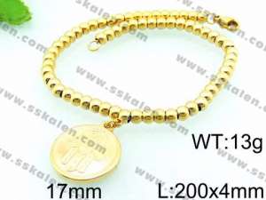 Stainless Rosary Bracelet - KB66474-Z