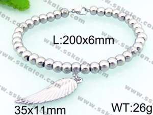 Stainless Rosary Bracelet - KB66562-Z