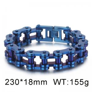 Stainless Steel Bicycle Bracelet - KB66608-BD