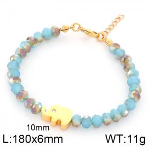 Stainless Steel Plastic Bracelet - KB66621-K