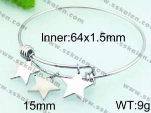 Stainless Steel Bangle - KB67099-Z