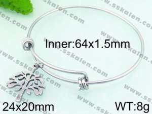 Stainless Steel Bangle - KB67105-Z