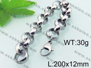 Stainless Steel Bracelet(Men) - KB67558-Z