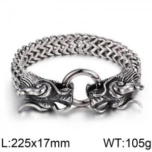 Stainless Steel Bracelet(Men) - KB67601-BD