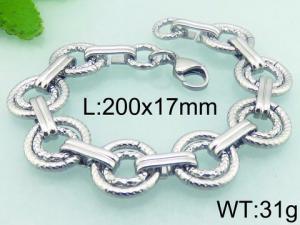 Stainless Steel Bracelet(Men) - KB68033-Z