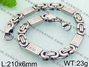 Stainless Steel Bracelet(Men) - KB68795-H