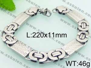 Stainless Steel Bracelet(Men) - KB68821-H