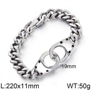 Stainless Steel Bracelet(Men) - KB68859-BD