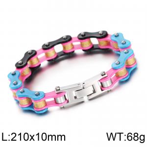 Stainless Steel Bicycle Bracelet - KB69277-CH