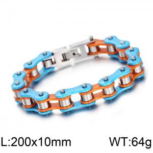 Stainless Steel Bicycle Bracelet - KB69278-CH