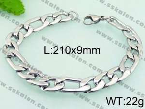 Stainless Steel Bracelet(Men) - KB69393-Z