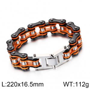 Stainless Steel Bicycle Bracelet - KB69645-CH