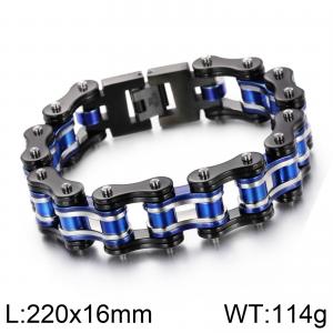 Stainless Steel Bicycle Bracelet - KB69658-CH