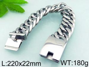 Stainless Steel Bracelet(Men) - KB69687-BD
