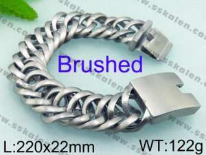 Stainless Steel Bracelet(Men) - KB69688-BD