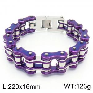 Stainless Steel Bicycle Bracelet - KB69919-BD