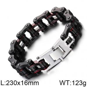 Stainless Steel Bicycle Bracelet - KB69920-BD