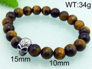 Stainless Steel Stone Bracelet - KB70685-BD