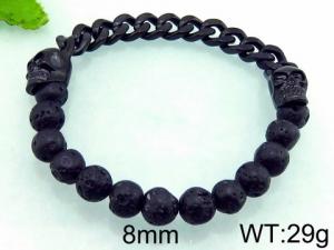 Stainless Skull Bracelet - KB70709-BD