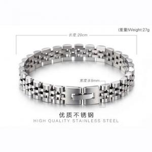 Stainless Steel Bracelet(Men) - KB71926-DR