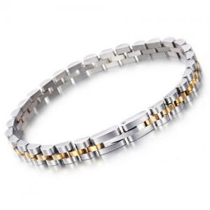 Stainless Steel Gold-plating Bracelet - KB71929-DR