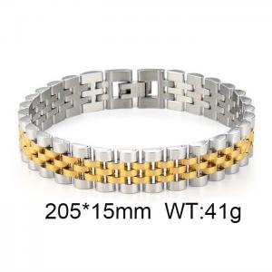 Gold Classic Foreign Trade Stainless Steel Adjustable Strap Bracelet - KB71932-DR