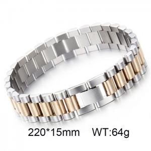 Gold Classic Foreign Trade Stainless Steel Adjustable Strap Bracelet - KB71934-DR