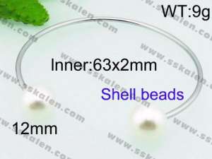 Stainless Steel Bangle - KB72544-Z
